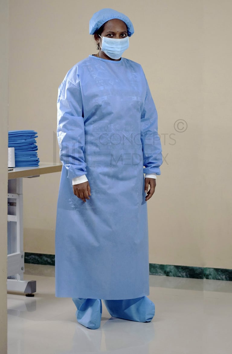 PP SMS surgical gown