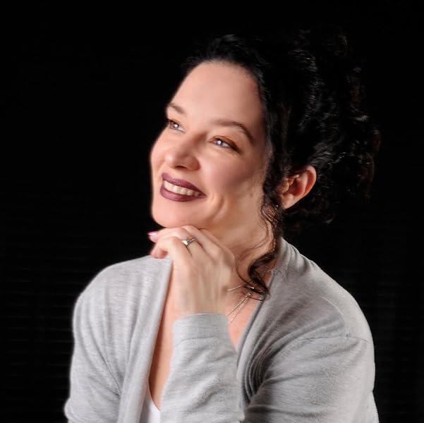 a woman with a smile on her face