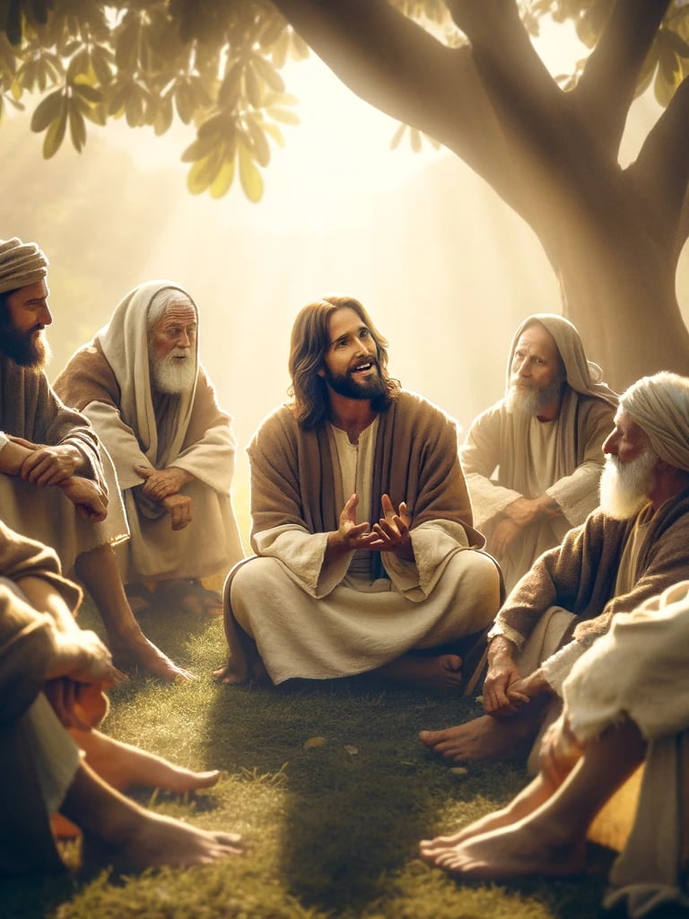 Jesús y sus discípulos