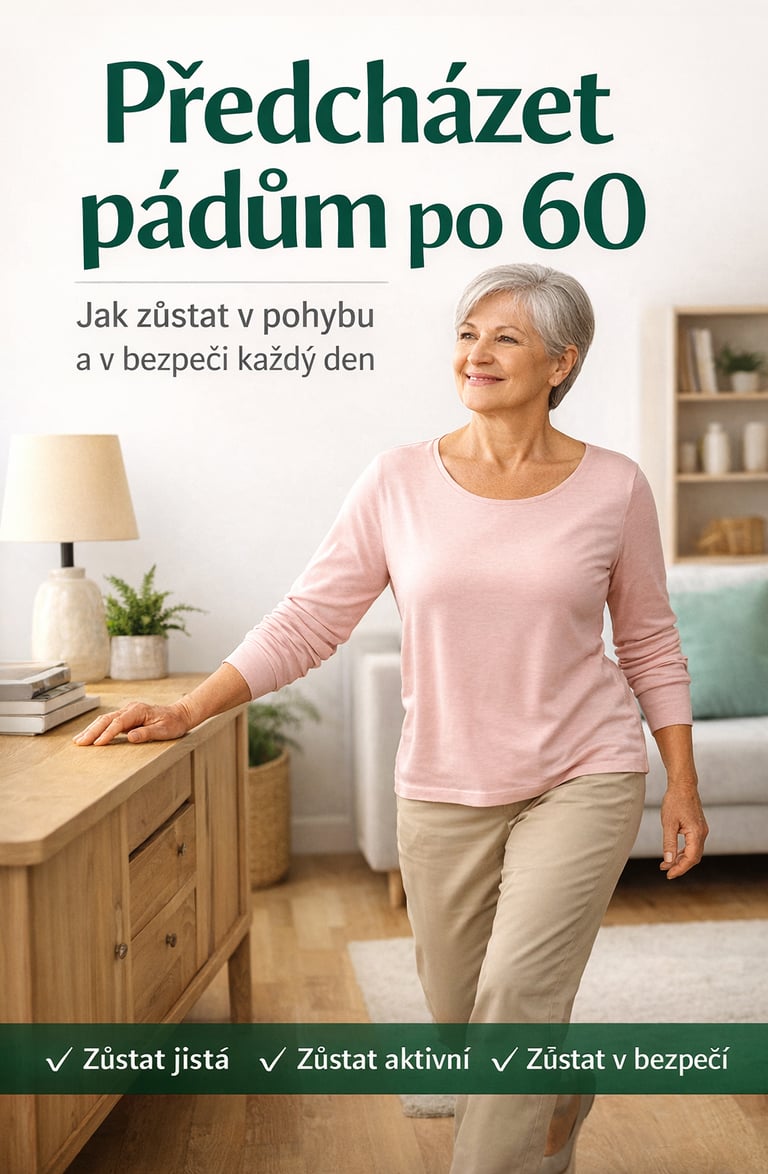 Jak předcházet pádům po 60. roce klidně a bez rizik. Praktické rady pro seniory: rovnováha, bezpečný