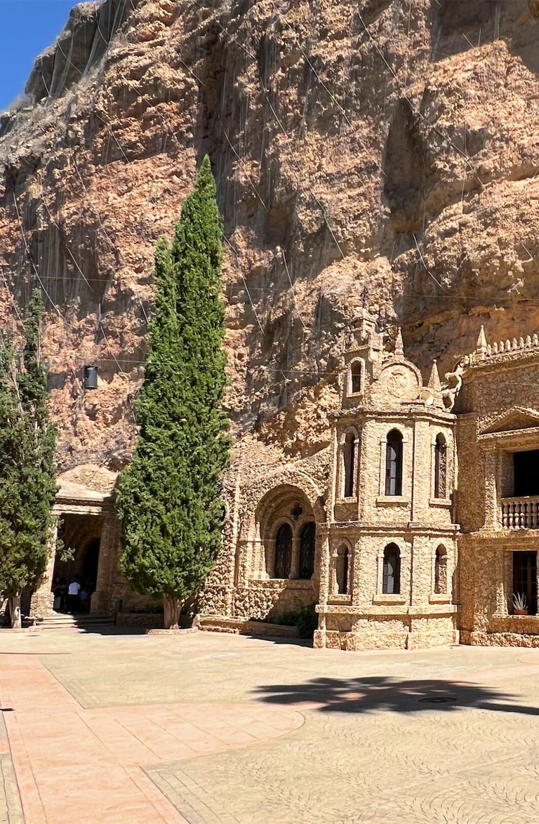 Sanctuary of Our Lady of Hope (Nuestra Señora de la Esperanza). This is a cave church, as it is carv