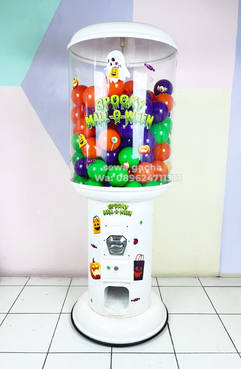 sewa mesin gachapon medium putih bekasi
