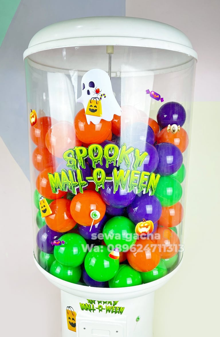sewa mesin gachapon medium putih bekasi