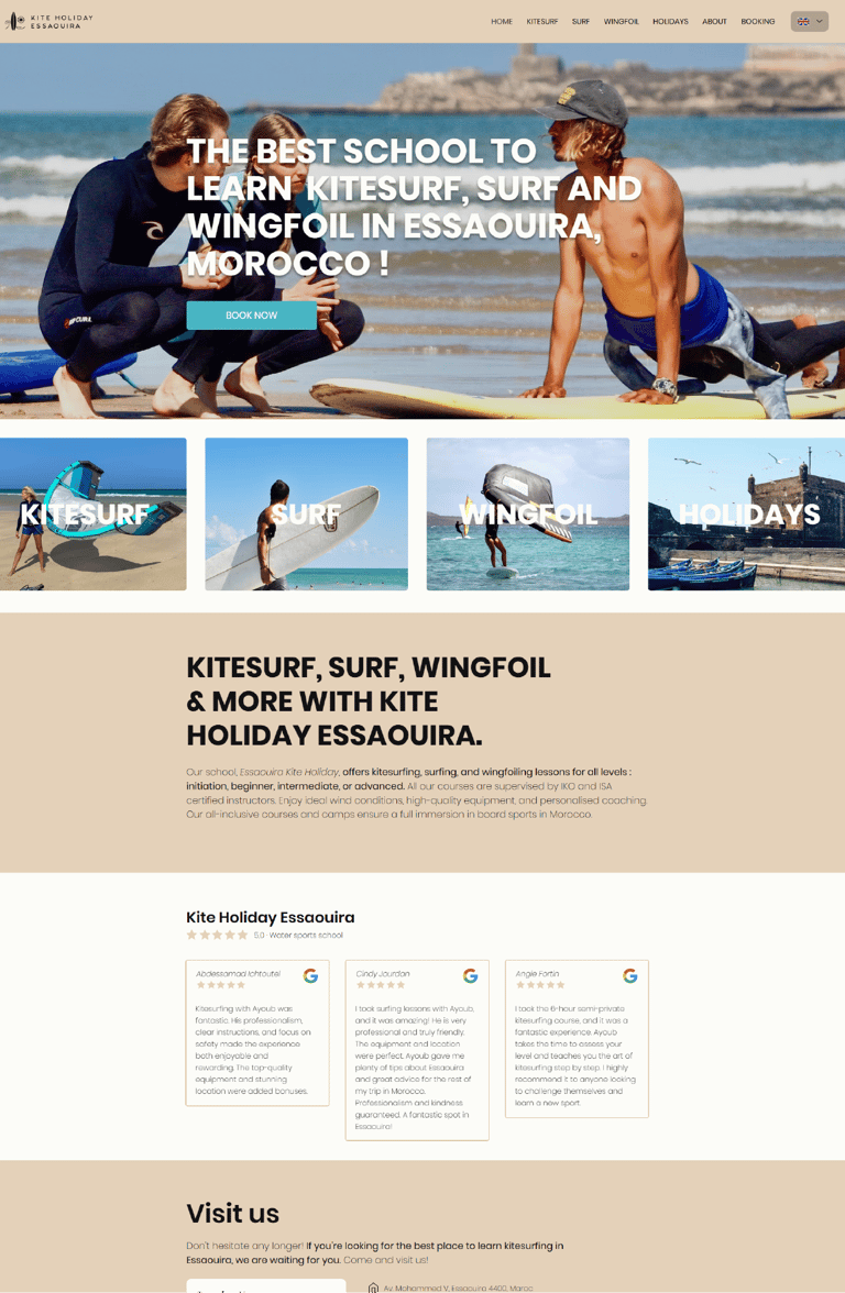 website kite holiday essaouira
