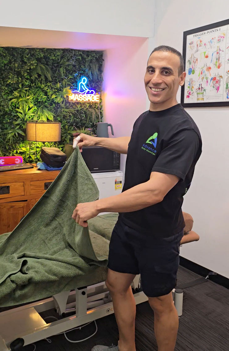 Photo of Moe - massage therapist in Wollongong clinic