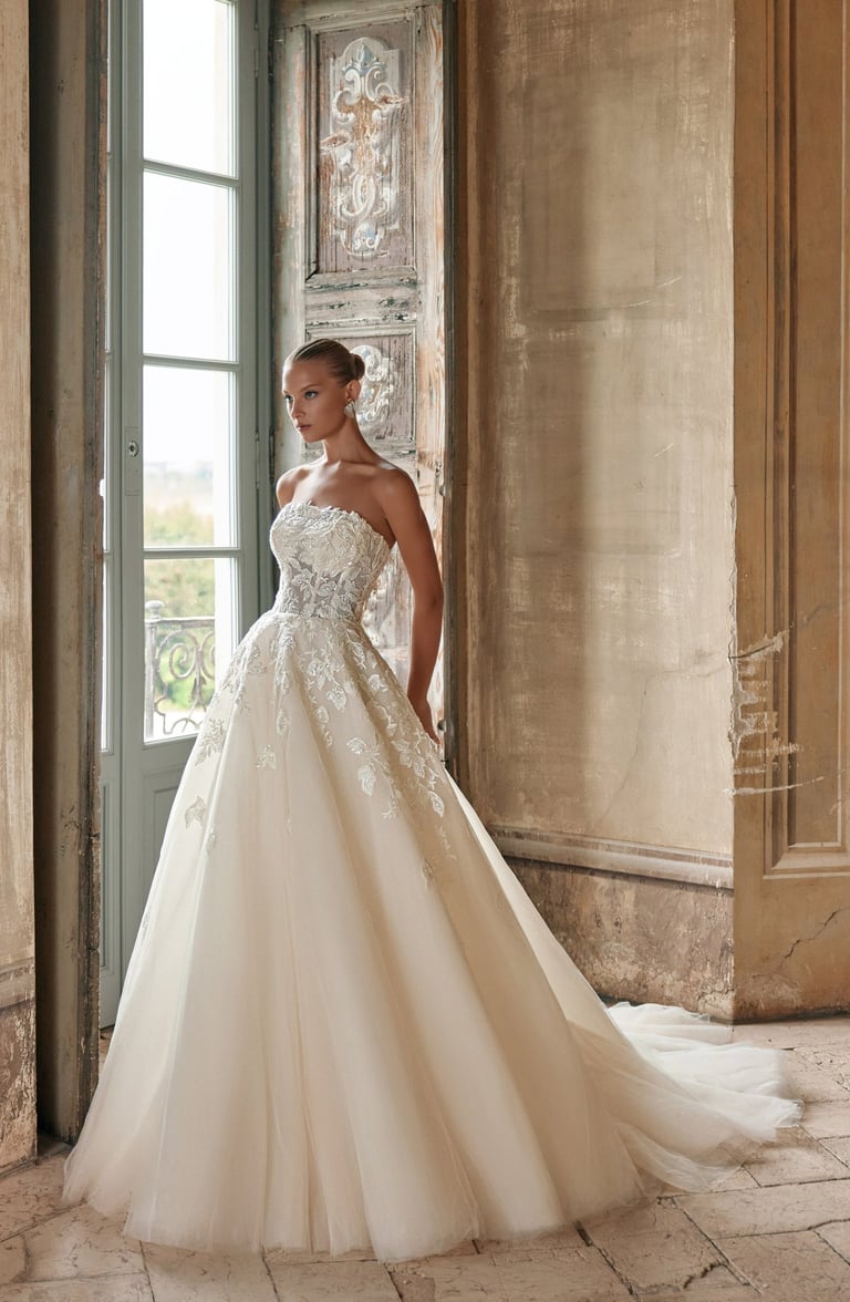 robe de mariée princess avec corset
