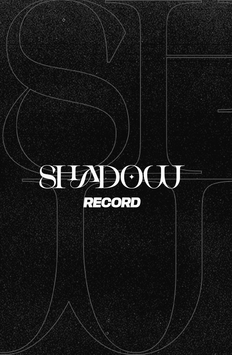 branding logo shadow record association culturelle lille