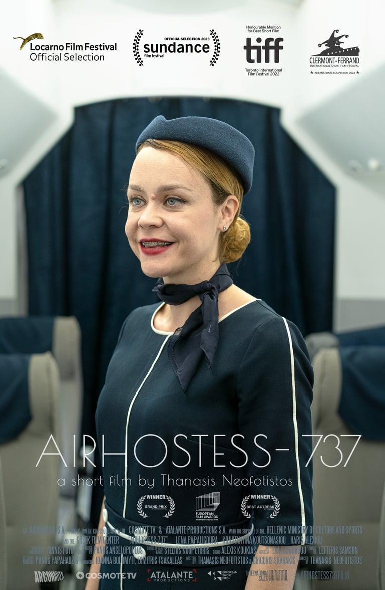 "AirHostess-737", awarded short film, by Thanasis Neofotistos.