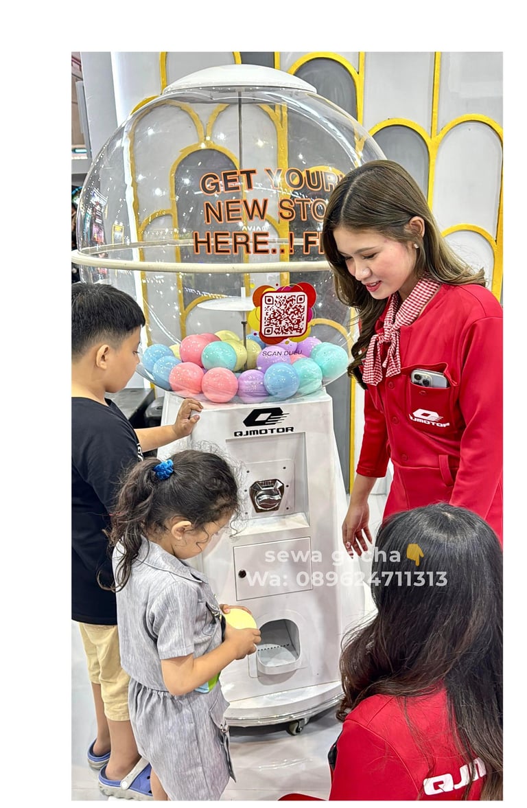 sewa mesin gachapon jumbo surabaya