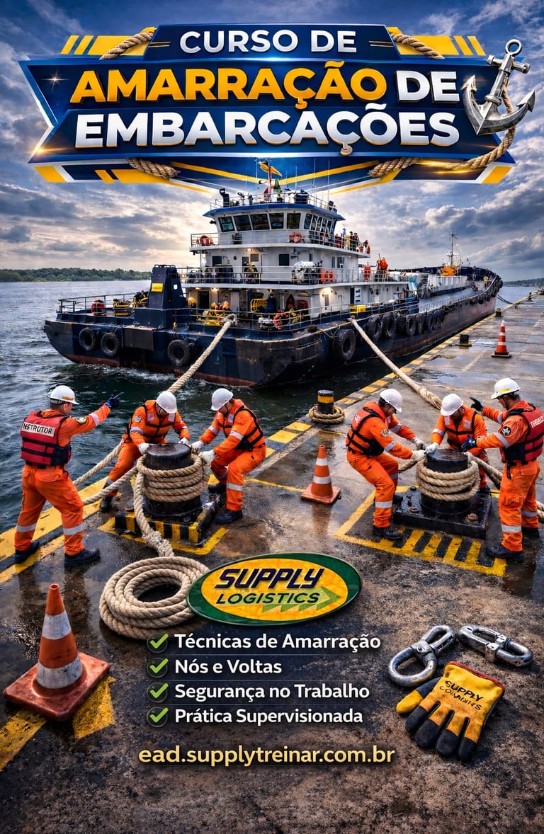 curso de amarração de embarcações