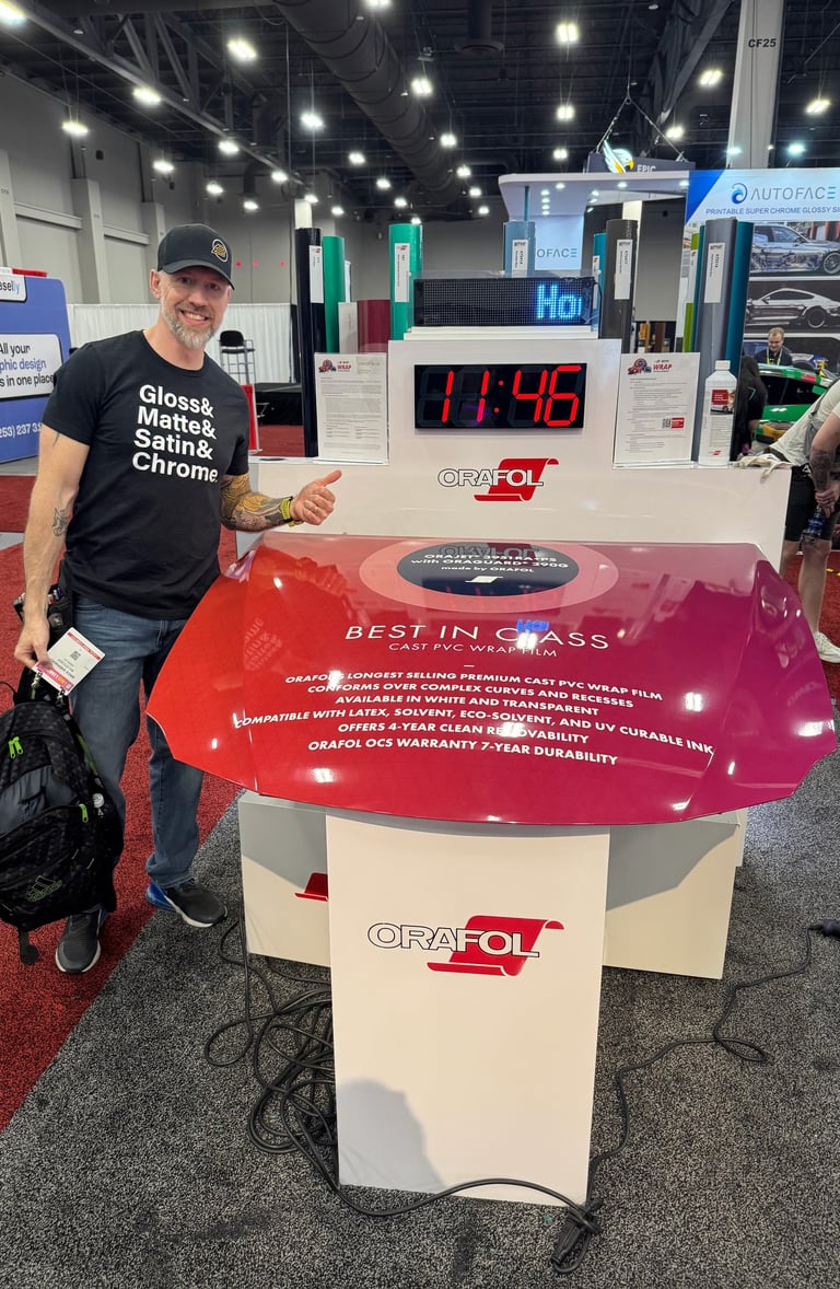 Brice Shepherd attending ISA Sign and Graphics Expo in Las Vegas, NV