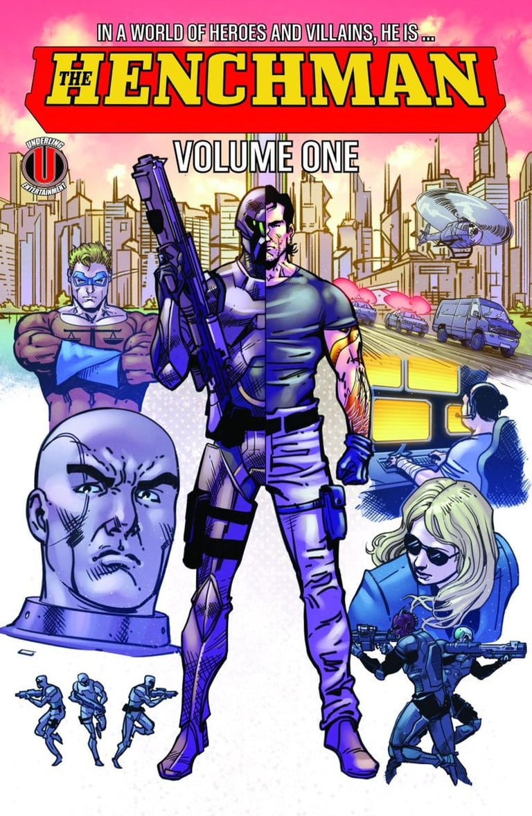 Collects issues #1-5, plus an all-new short story introducing the Lion Head Security Force.