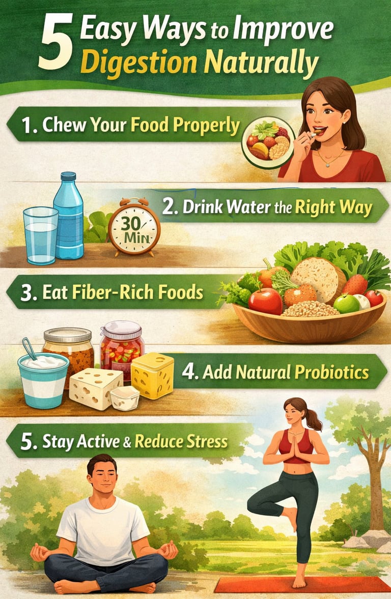 5 easy natural ways to improve digestion