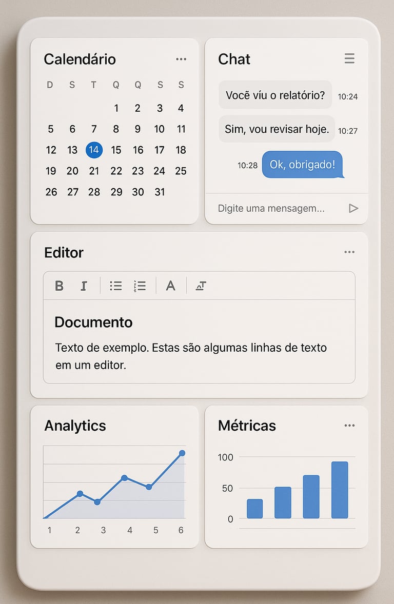 Dashboard-interface-mostrando-múltiplas-ferramentas-integradas-calendário-chat-editor-texto-analytic