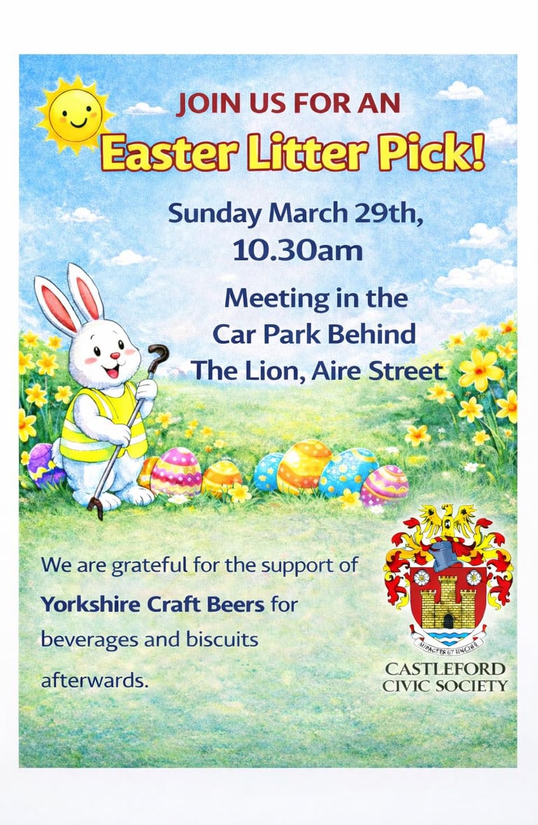 Easter Litter Pick March 29th 2026.