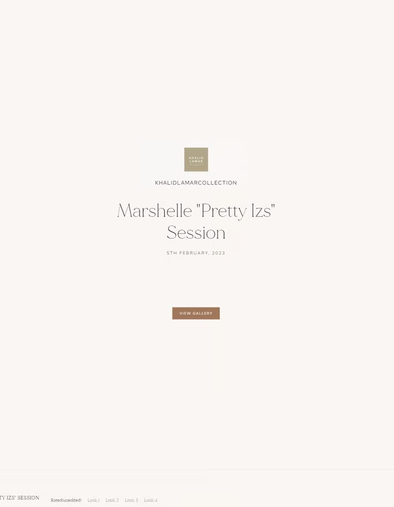 a website page with a picture of a woman in a white dress