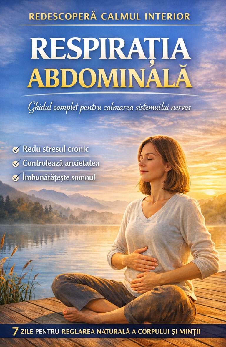 Respirația abdominală explicată clar: metodă naturală pentru calm interior, reducerea stresului și r