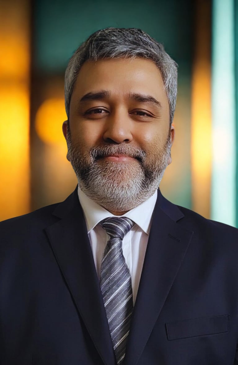 Professional portrait of a smiling ethical marketing consultant Istiaque Doza