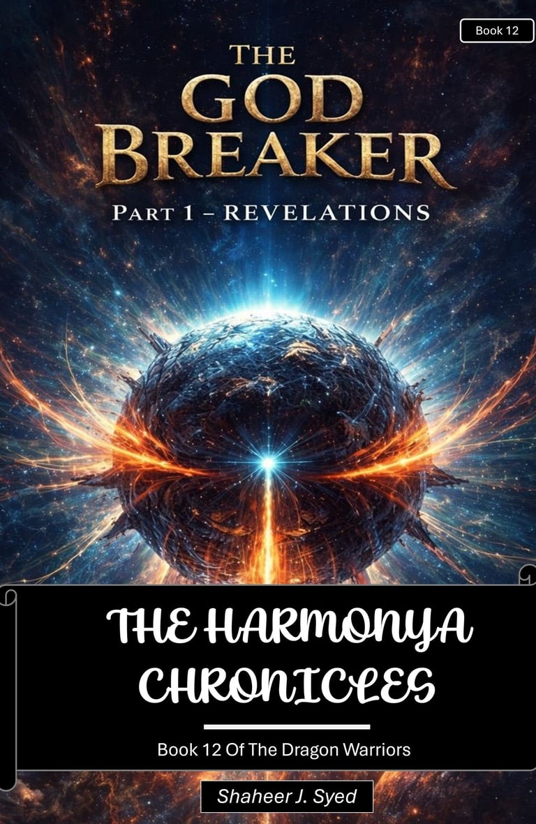 Book 12 Cover - Book 12 Of The Dragon Warriors The God Breaker Part 1