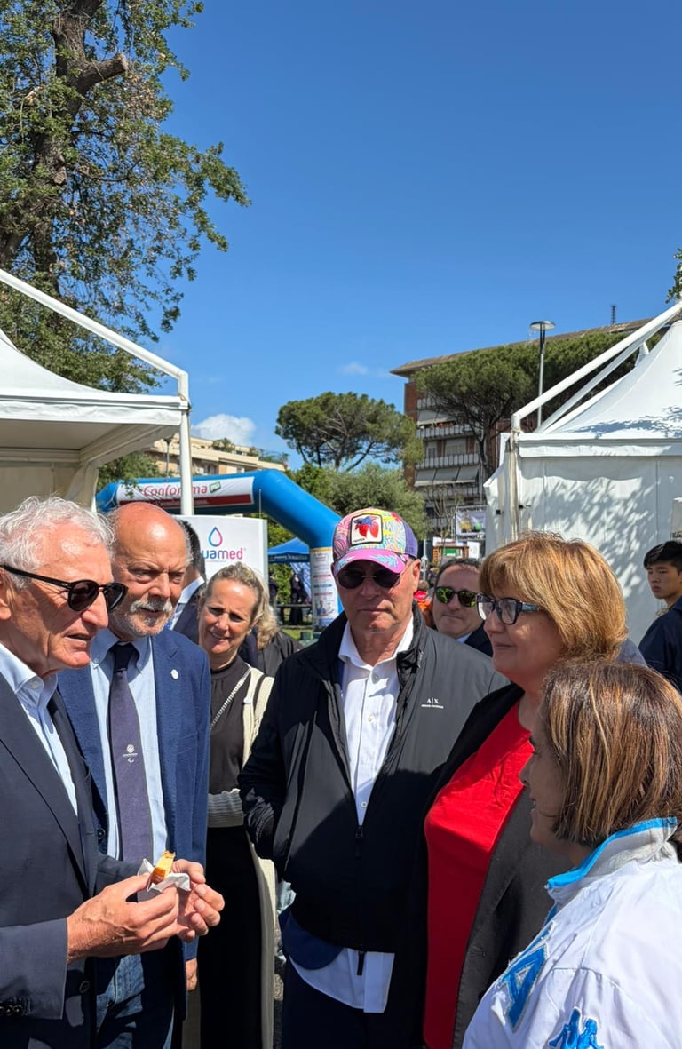 Evento Sport in Famiglia 2026, la Capitolina Scherma con il Presidente del CONI Buonfiglio