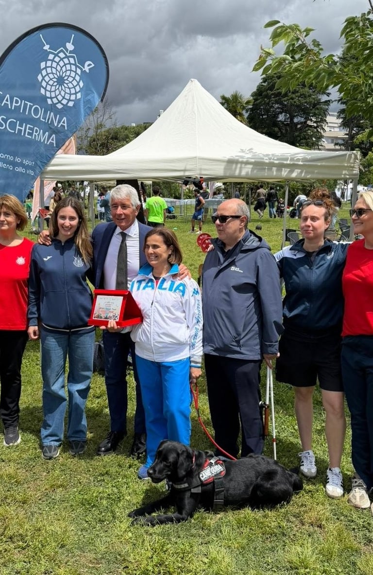 Evento Sport in Famiglia, la Capitolina Scherma con il Ministro Abodi