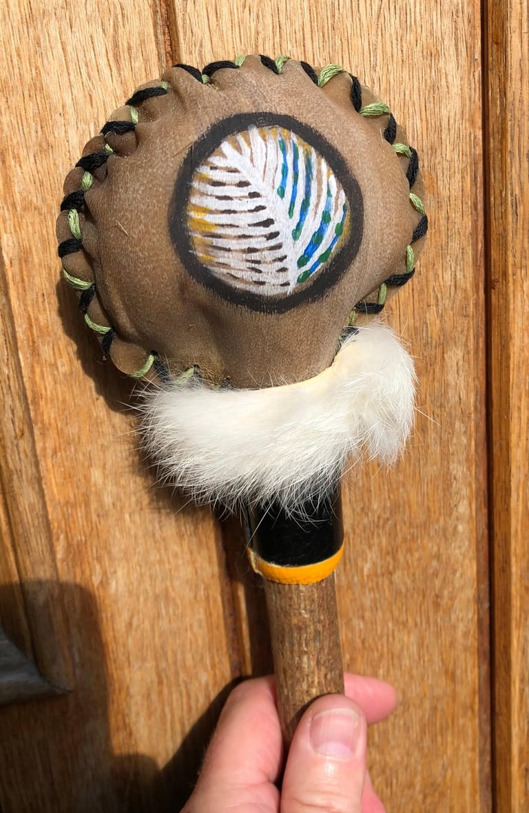 Handcrafted rattle - sacred tools