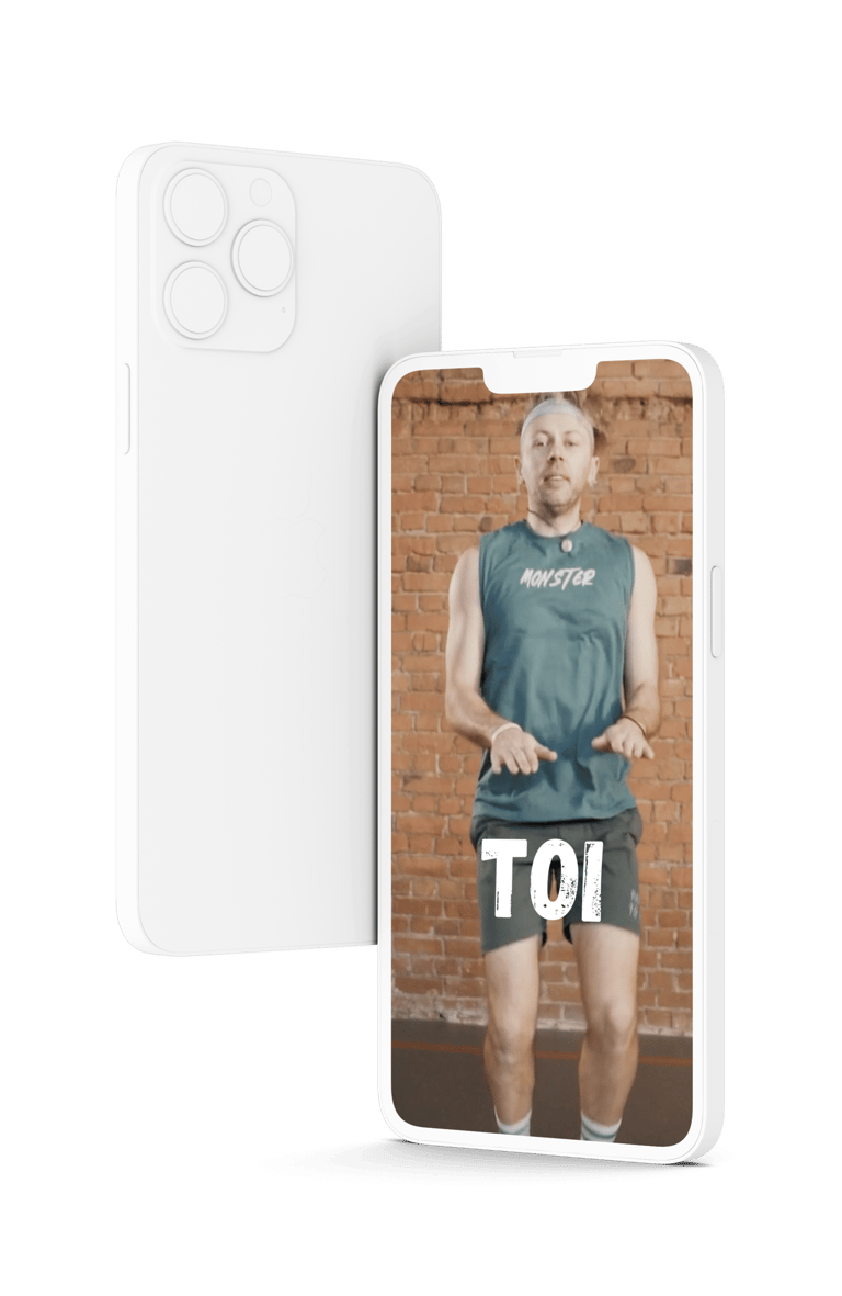 homme qui fait du sport avec une application de sport