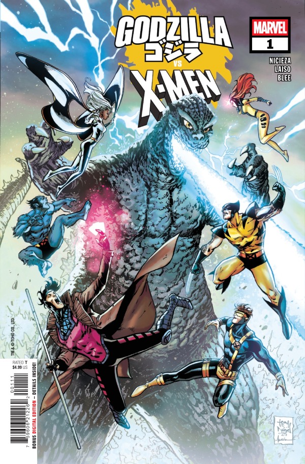 Godzilla vs. X-Men #1 by Tony S. Daniel