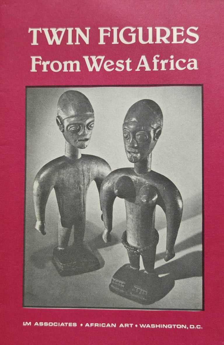 twin figures from west africa peter loebarth wulf lohse lm gallery washington ibeji hohovi venavi book livre 
