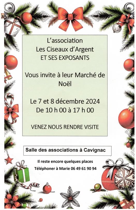 Marché Noel Cavignac 2024