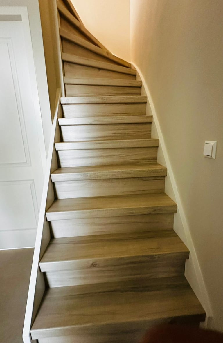 Laminaat traprenovatie