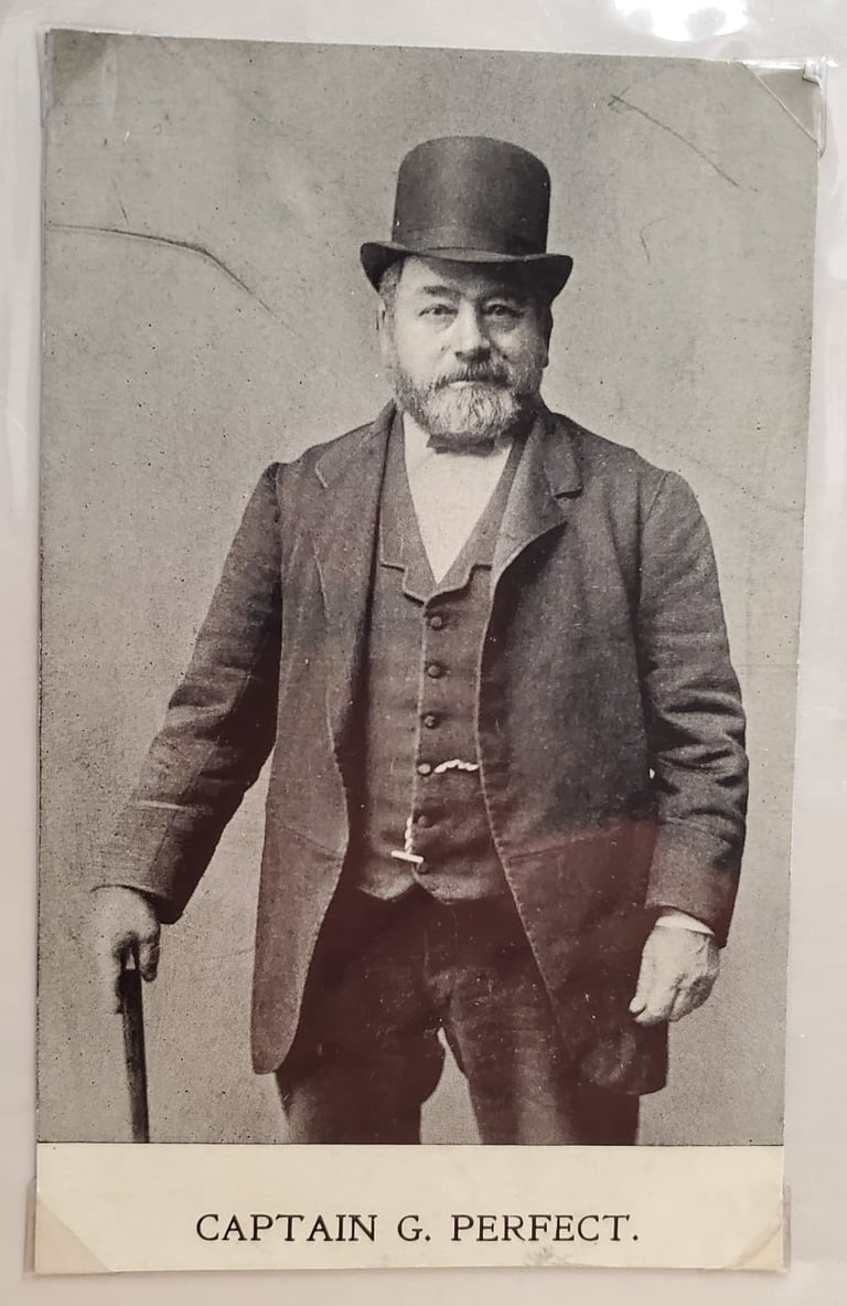 A contemporary photograph of Captain George Perfect