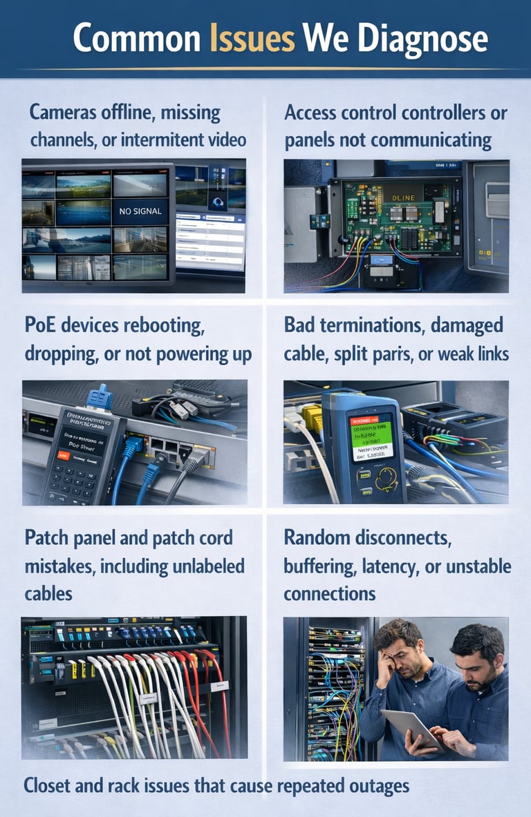 Common network issues we fix