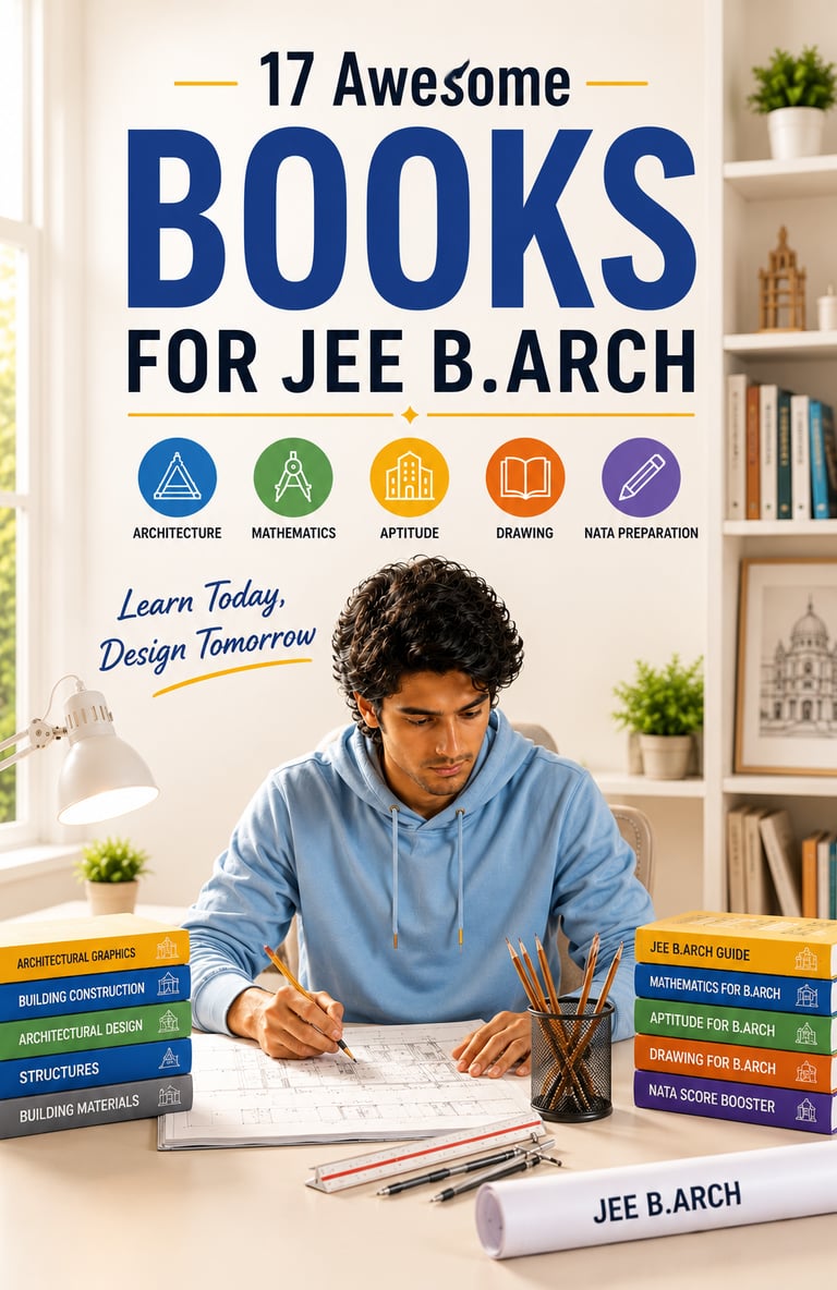JEE B.Arch Drawing, Maths and Aptitude Book
