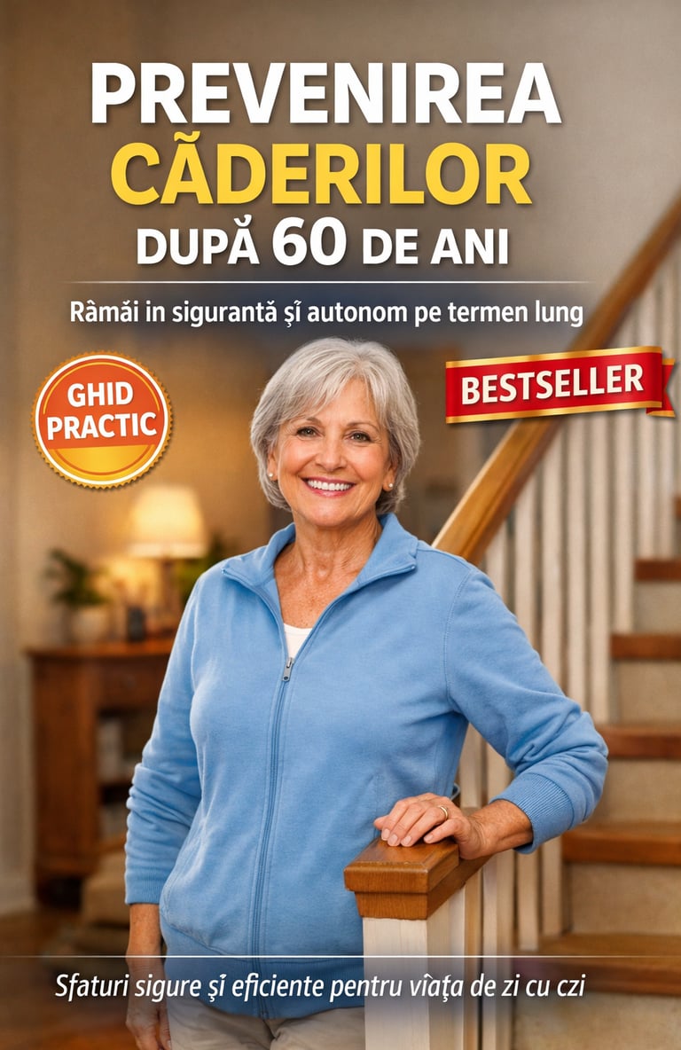 Prevenirea căderilor după 60 de ani: ghid practic pentru seniori. Sfaturi clare, rutine simple și bo
