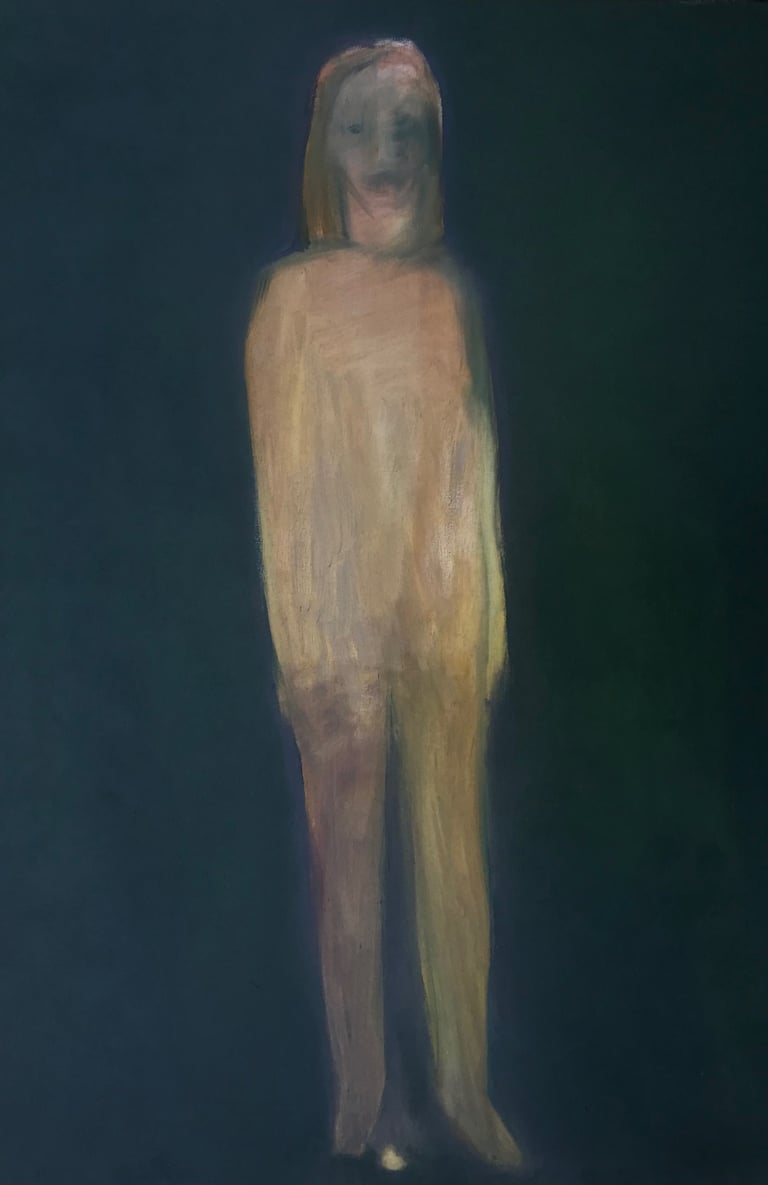 Grounded oil painting by Lina Mikužytė Lithuania