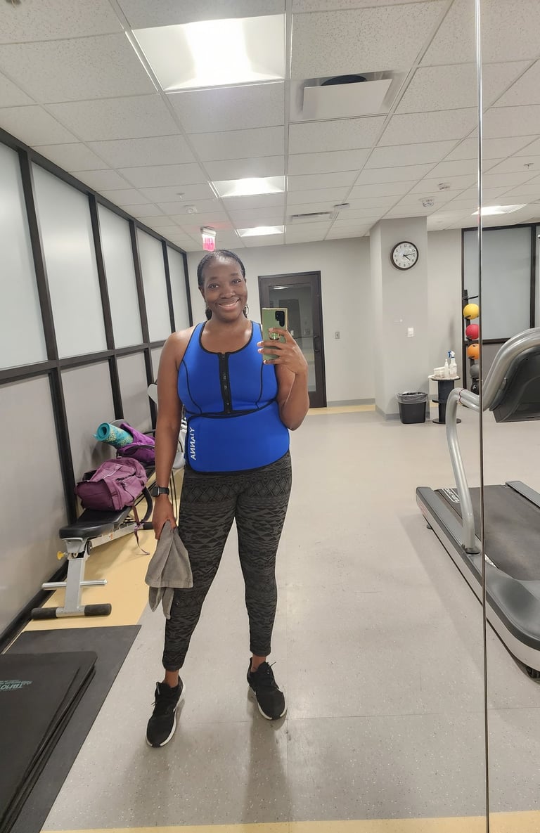 showing up at the gym