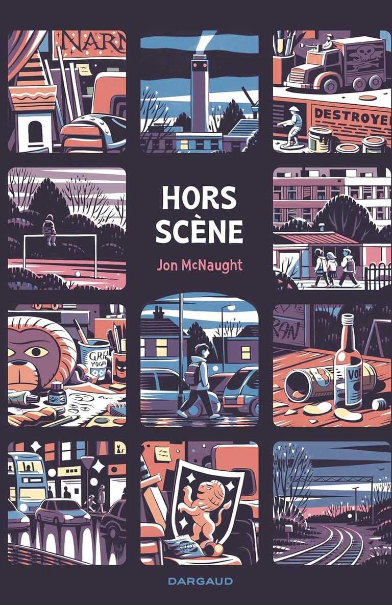 Première de couverture de la BD Hors scène de Jon McNaught