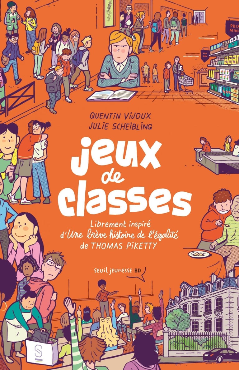 Première de couverture de la BD Jeux de classes