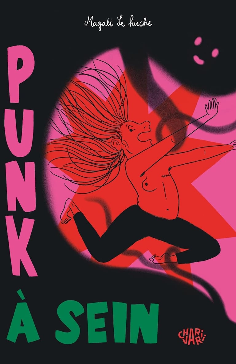 Première de couverture de la BD Punk à sein de Magali Le Huche