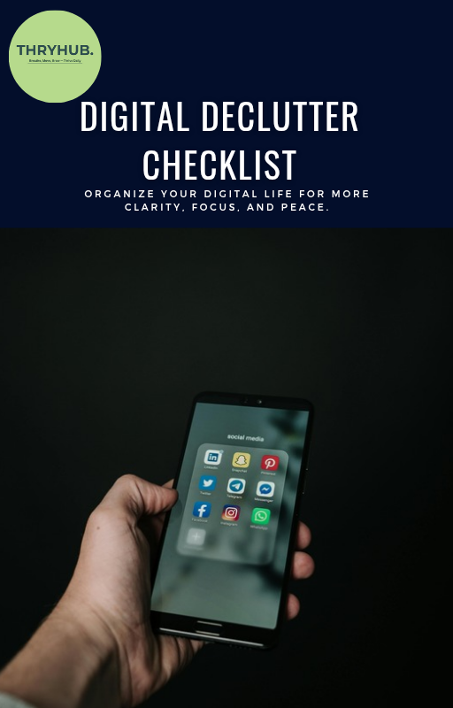 Digital Declutter Checklist
