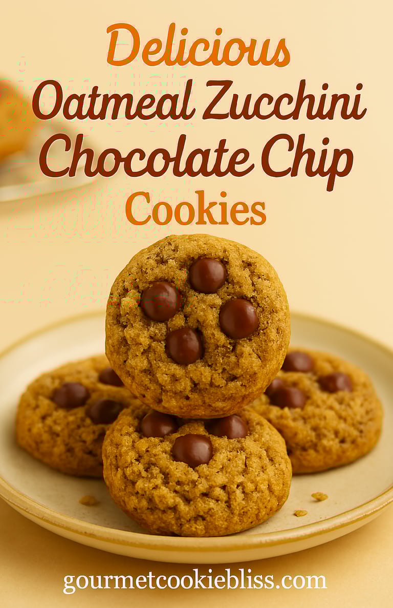 Oatmeal Zucchini Chocolate Chip Cookie Recipe