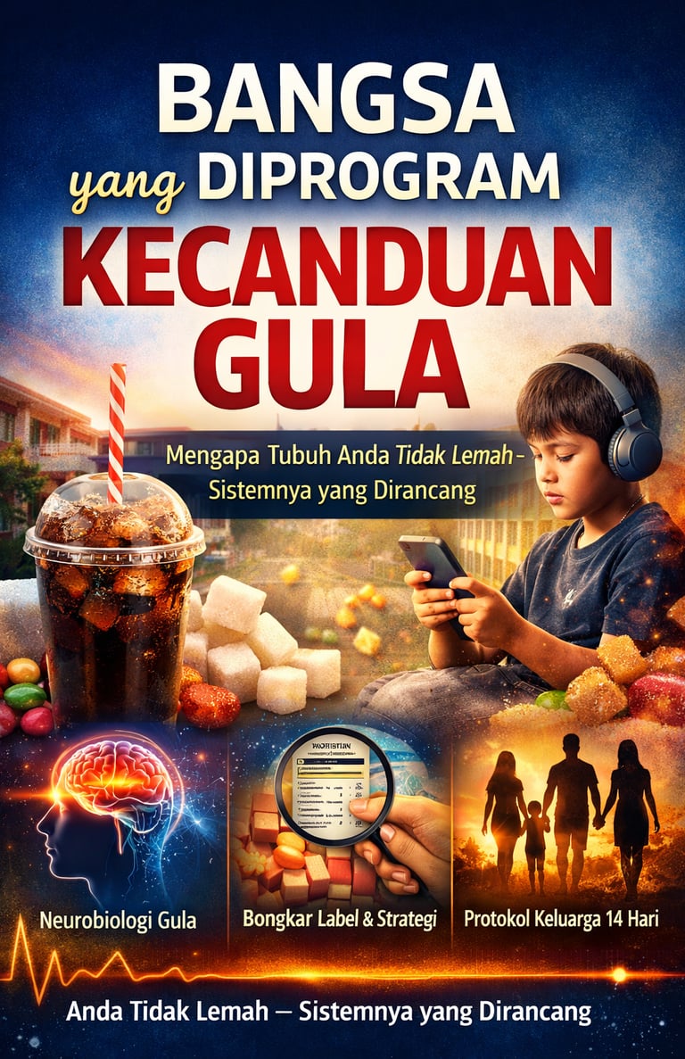 Bongkar kecanduan gula & minuman manis. Pahami insulin, inflamasi, dan protokol 14 hari untuk energi