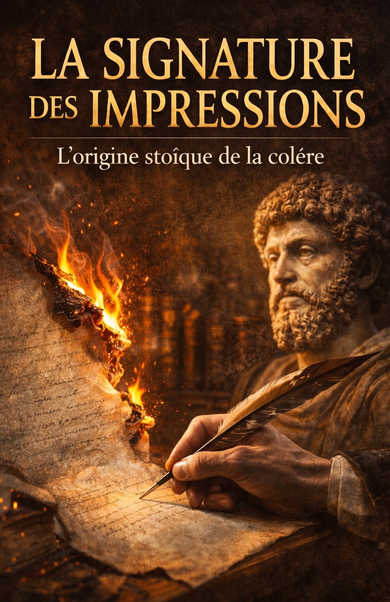 Découvrez comment, grâce aux principes du stoïcisme, la maîtrise des impressions transforme la colèr