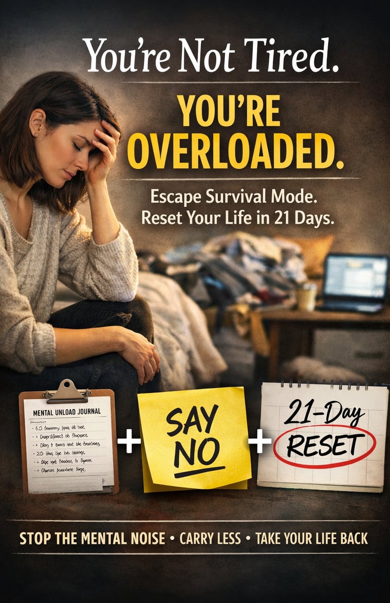 Why you feel exhausted all the time even after rest. Discover mental overload, survival mode, and ho