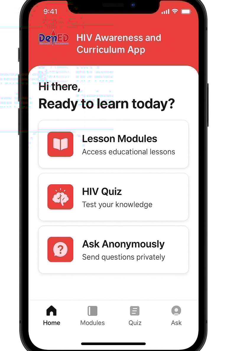 HIV Awareness and Curriculum App