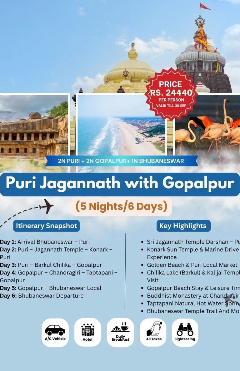 Puri Jagannath Dham Yatra by Soma Journeys