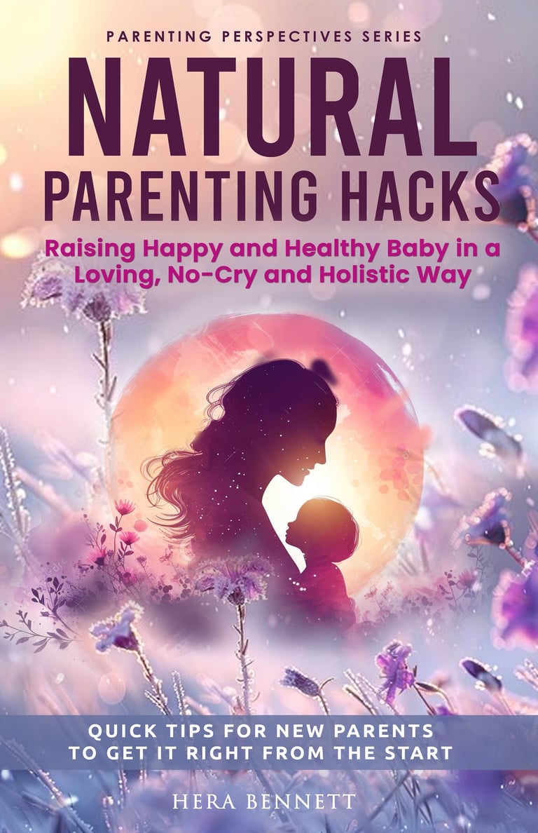 Natural Parenting Hacks, new mom, new dad, parenting book, breastfeediging