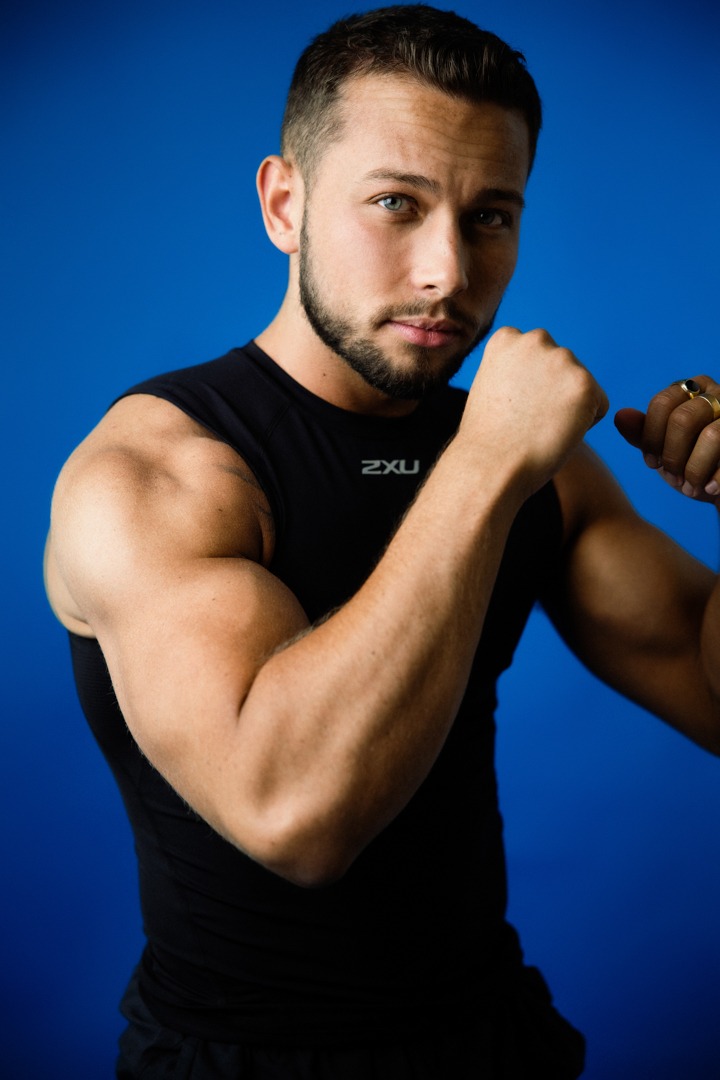 Jackson Showing his fight sport pedigree