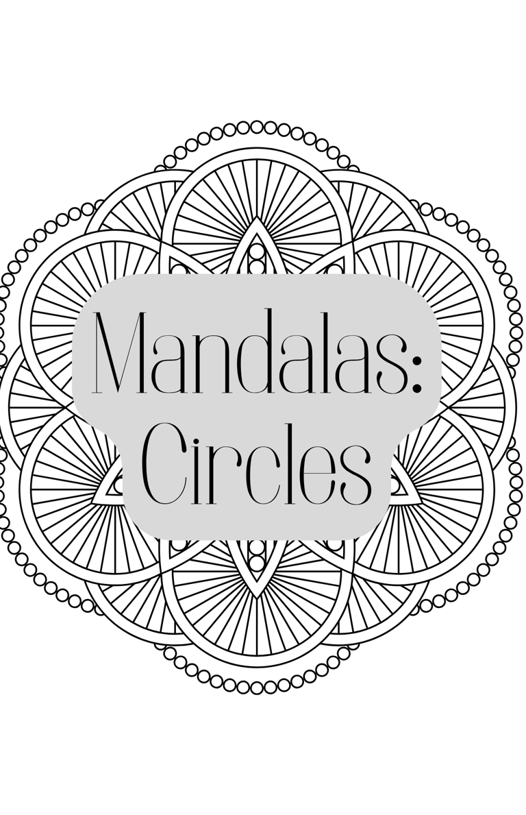 Mandalas: Circles Colouring book